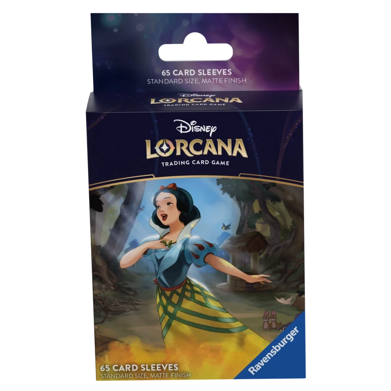 Protèges cartes Blanche Neige - Le retour d'Ursula - Set 4 Lorcana - FR