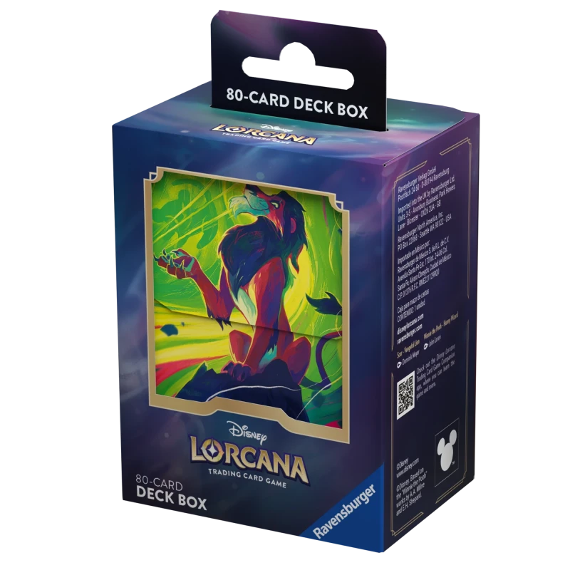 DeckBox Scar - La mer Azurite - Set 6 Lorcana - FR