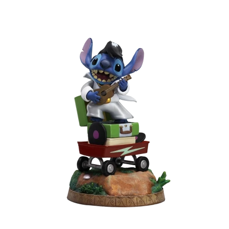 Figurine Stitch (King of Rock) - Iron Studios
