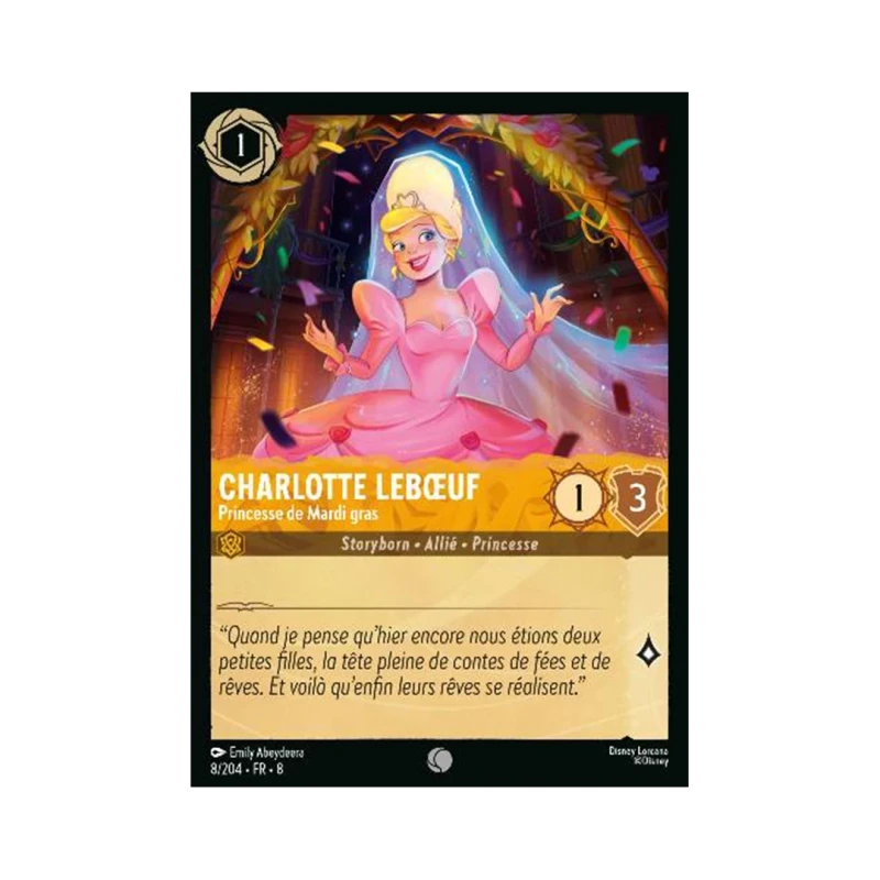 S08 - 008 - Charlotte Lebœuf - Princesse de Mardi gras