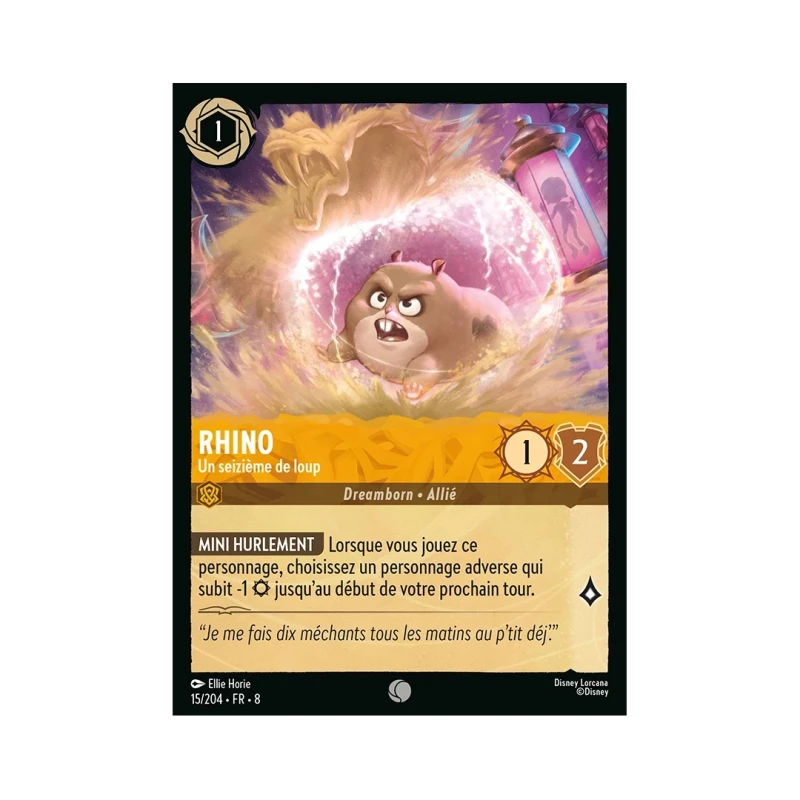 S08 - 015 - Rhino - Un seizième de loup