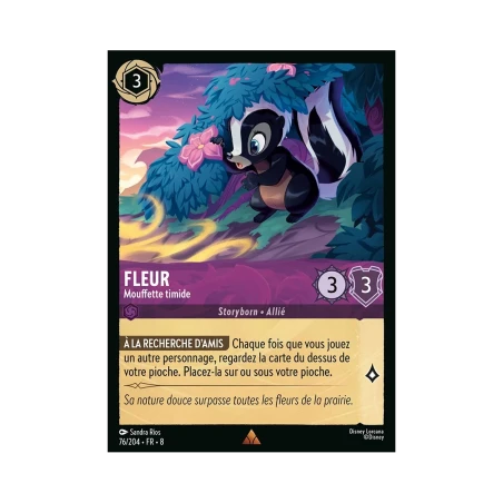 S08 - 076 - Fleur - Mouffette timide