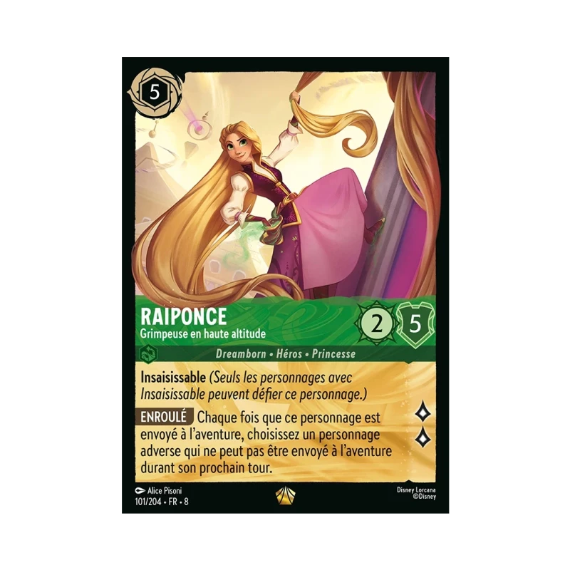 S08 - 101 - Raiponce - Grimpeuse en haute altitude