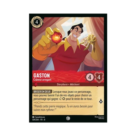 S08 - 129 - Gaston - Crâneur arrogant