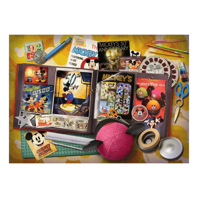 Puzzle - 1000 pièces - Anniversaire de Mickey 1970 - Disney