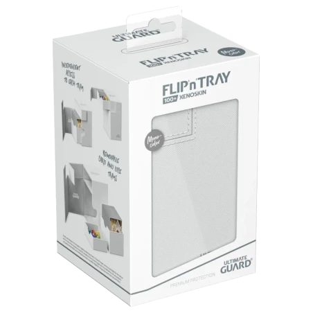 Ultimate Guard - Deck Box - FLIP'N'TRAY 100+ XENOSKIN - Blanc