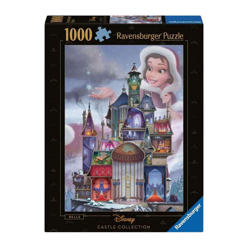 Puzzle - 1000 pièces - Belle - Château Disney Princesse