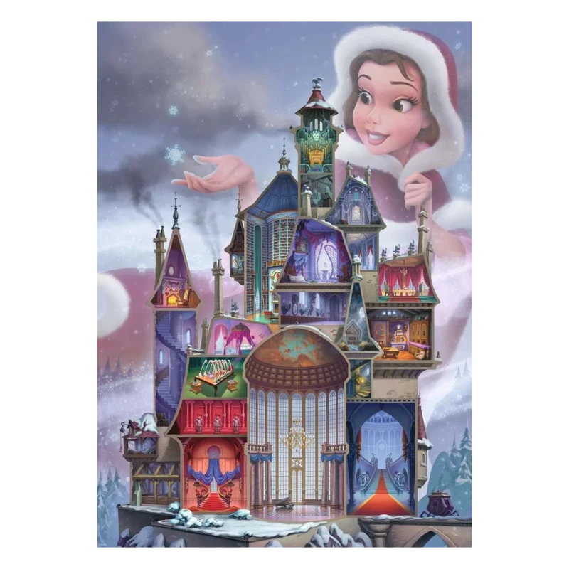 Puzzle - 1000 pièces - Belle - Château Disney Princesse