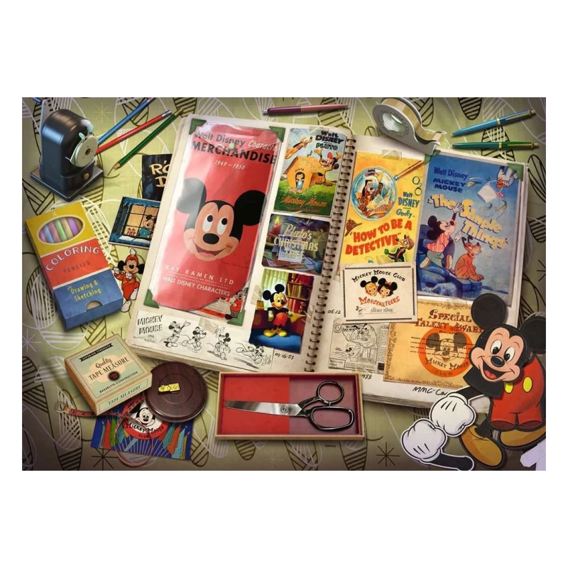 Puzzle - 1000 pièces - Anniversaire de Mickey 1950 - Disney