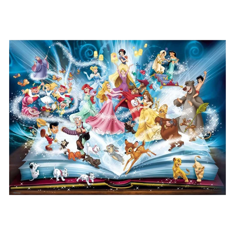 Puzzle - 1500 pièces - Le livre magique des contes Disney