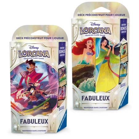 [PACK] 2 Decks de démarrage  - Fabuleux - Set 9 Lorcana - FR