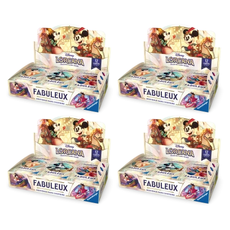 [PACK] Case de 4 Displays -  Fabuleux - Set 9 - FR