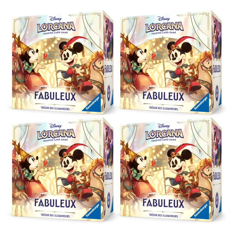 [PACK] Case de 4 Troves -  Fabuleux - Set 9 Lorcana - FR