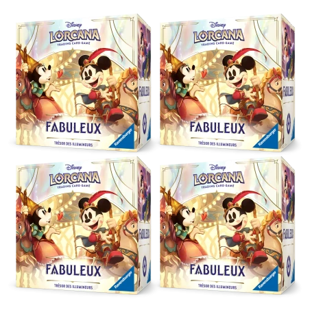 [PACK] Case de 4 Troves -  Fabuleux - Set 9 Lorcana - FR