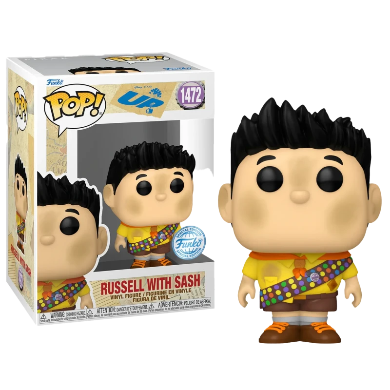FUNKO POP - LA-HAUT - POP Disney N°1472 - Russel avec bandoulière
