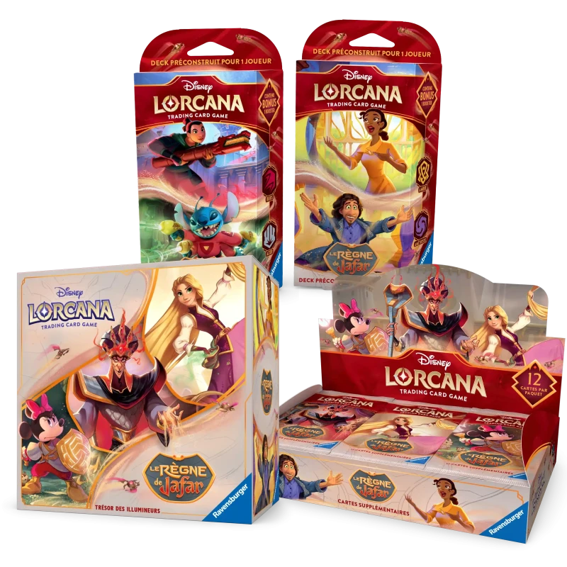 [PACK] Pack des Héros -  Le Règne de Jafar - Set 8 Lorcana - FR