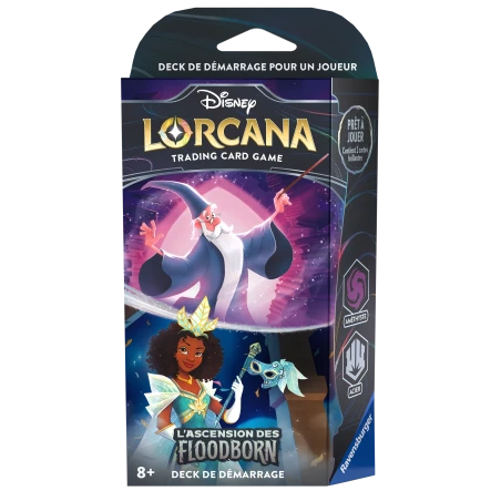Deck de démarrage Merlin et Tiana - L'Ascension des Floodborn - Set 2 Lorcana - FR