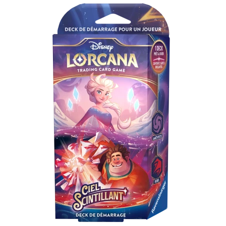 Deck de démarrage Elsa et Ralph - Ciel Scintillant  - Set 5 Lorcana - FR