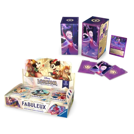 [PACK] Display + Coffret Elsa -  Fabuleux - Set 9 Lorcana - FR