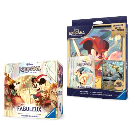 [PACK] Trove + Coffret "Démarrez votre collection" -  Fabuleux - Set 9 Lorcana - FR