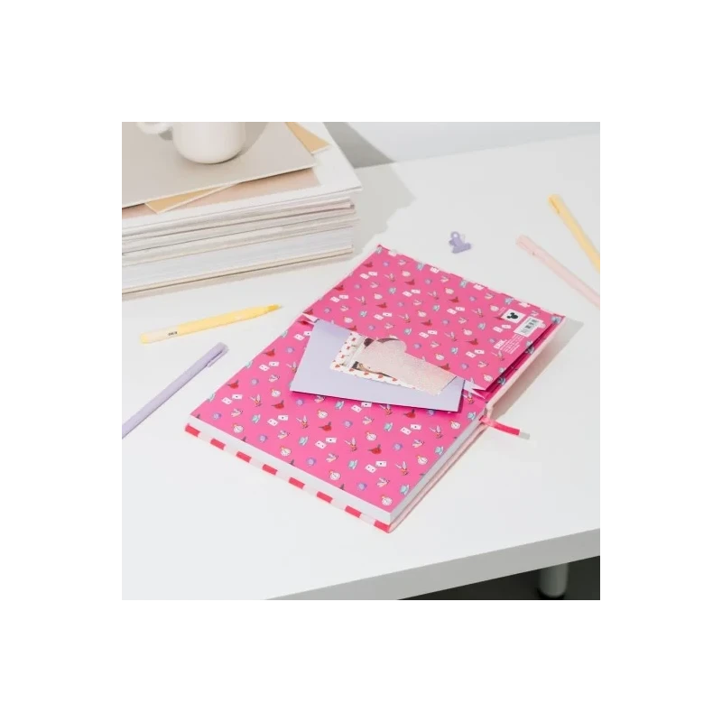 Notebook Pelucheux Premium - Format A5 - Alice - Chat du Cheshire