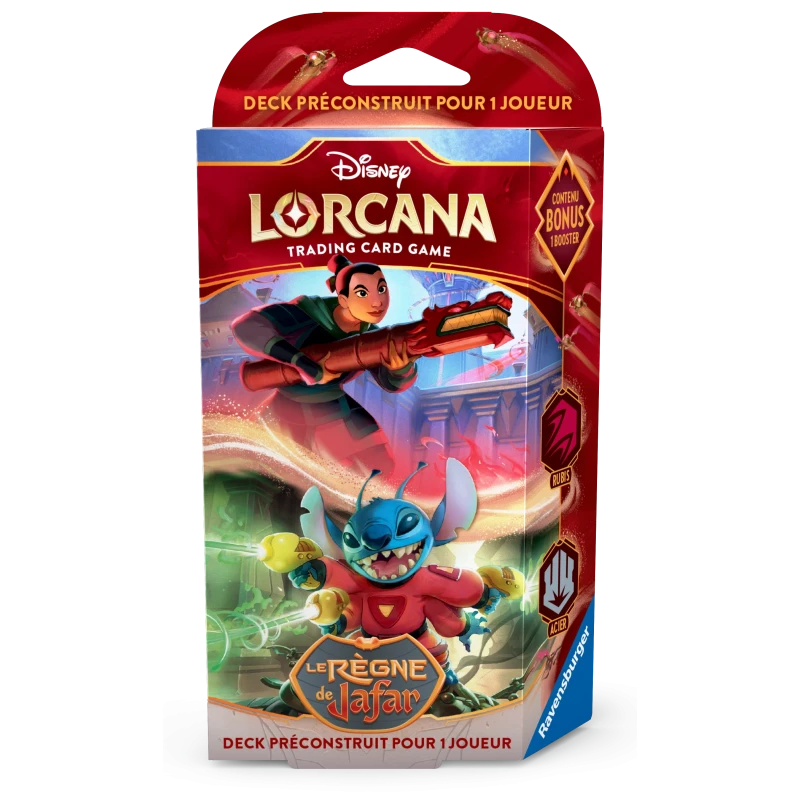 [PACK] Lorcana - 2 Decks de démarrage - Le Règne de Jafar - Set 8 Lorcana - FR