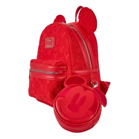 Mini Sac à Dos LoungeFly - Oreilles de Mickey Burnout