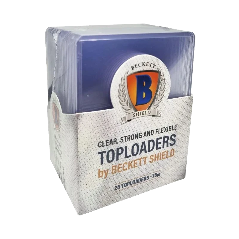 Pack de 25 toploader 75pt - Beckett Shield