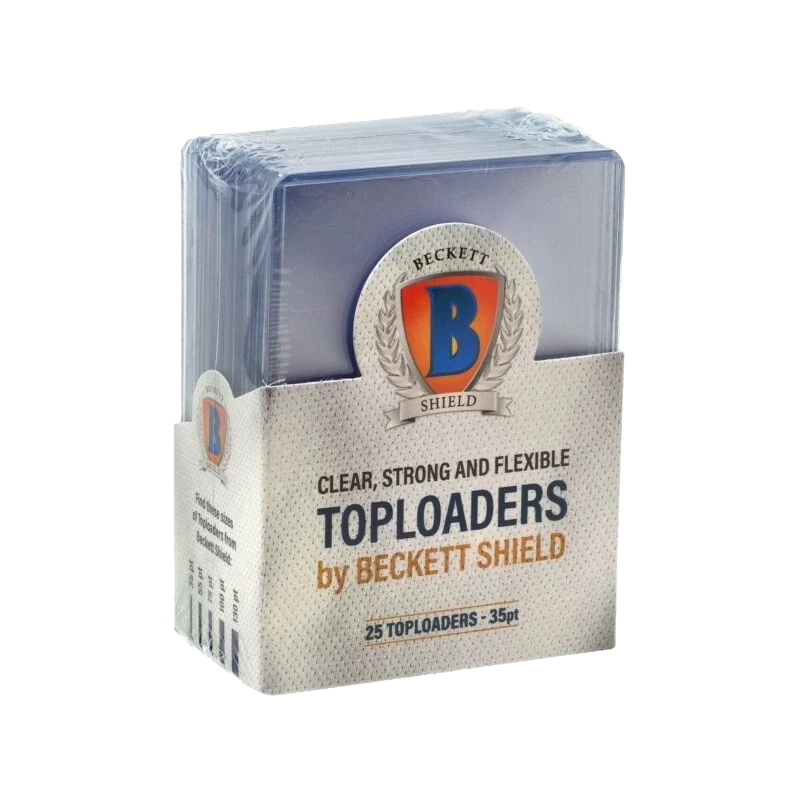 Pack de 25 toploader 35pt - Beckett Shield