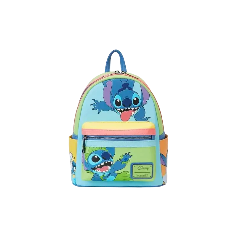 Sac à Dos LoungeFly - Jaase Stitch Colorblock