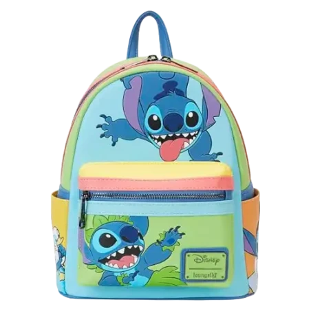Sac à Dos LoungeFly - Jaase Stitch Colorblock