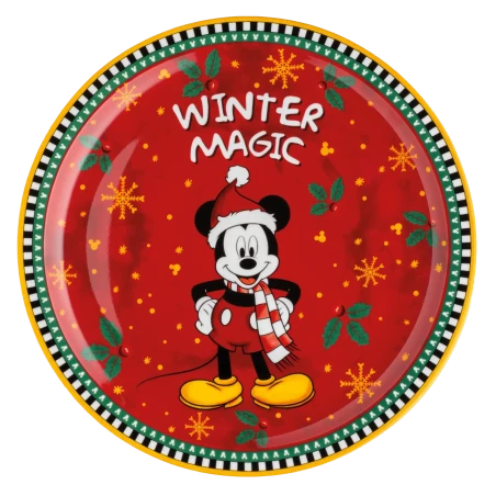 DISNEY - Magic Winter - Assiette de Présentation - Mickey