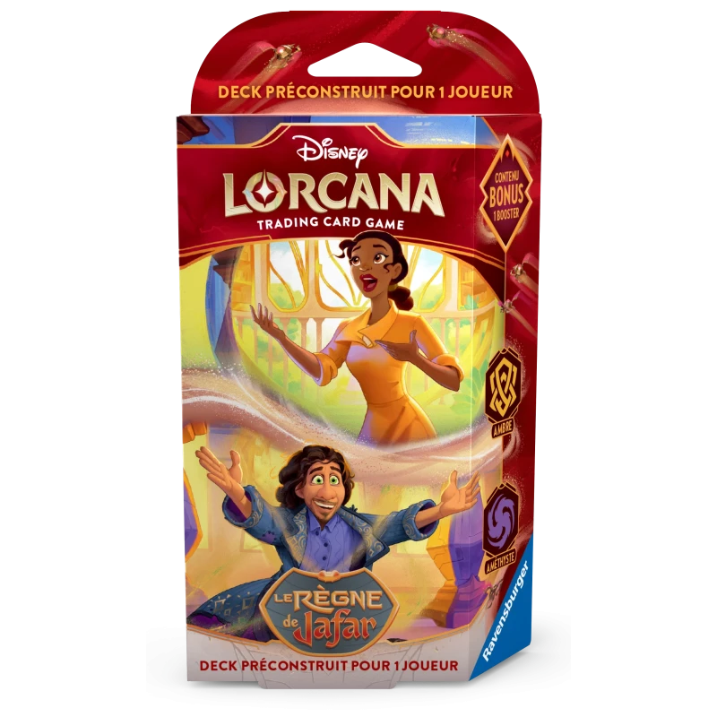 Deck de démarrage  Tiana et Bruno Madrigal - Le retour de Jafar - Set 8 Lorcana - FR