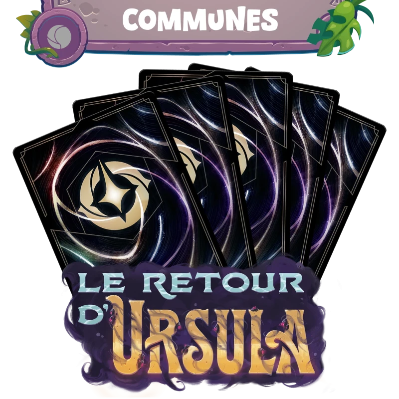 Lot Communes Lorcana FR - Le Retour d'Ursula (Set 4) – 72 cartes
