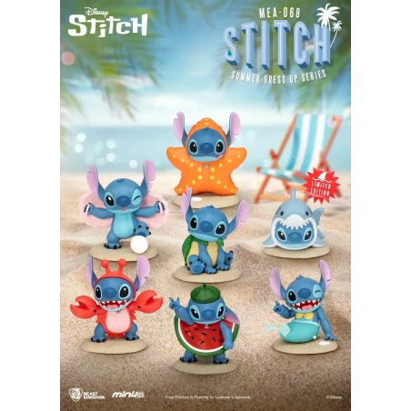 Set 6 Figurines - Stitch Summer dress up