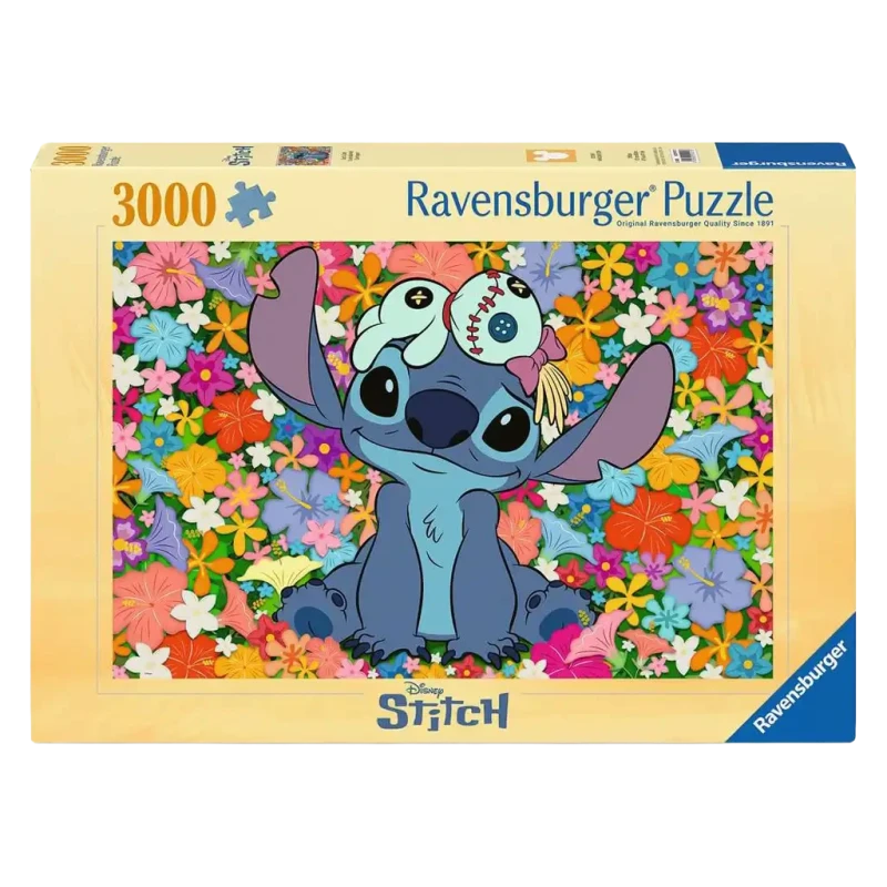 Puzzle - Stitch en Fleurs