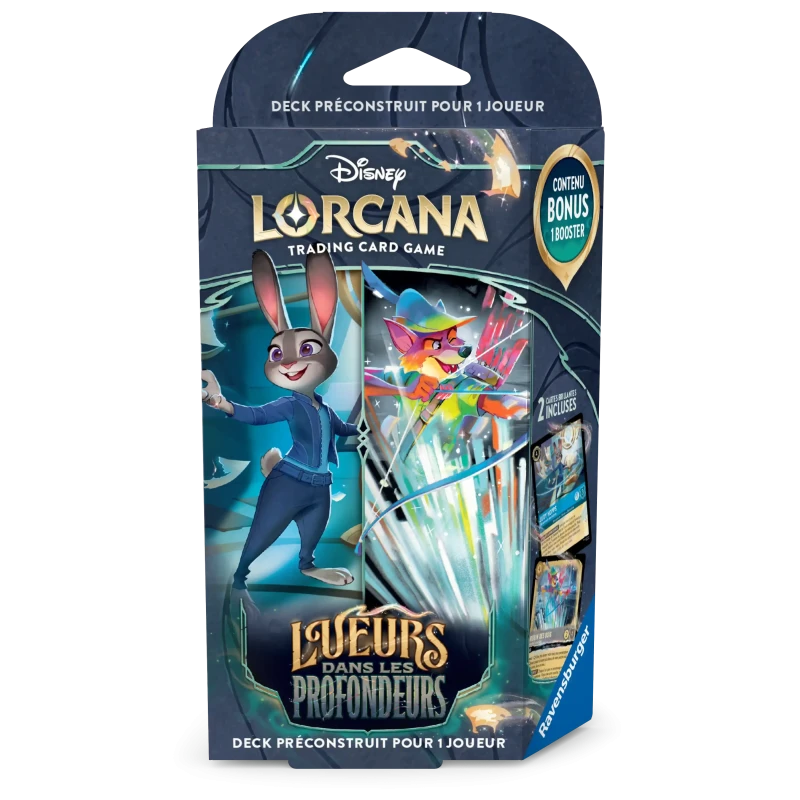 Deck de démarrage Judy & Robin - Lueurs dans les Profondeurs - Set 10 Lorcana - FR