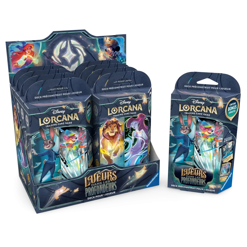 [PACK] Display 8 Decks de démarrage  - Lueurs dans les Profondeurs - Set 10 Lorcana - FR
