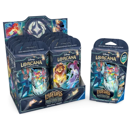 [PACK] Display 8 Decks de démarrage  - Lueurs dans les Profondeurs - Set 10 Lorcana - FR