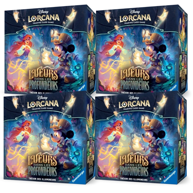 [PACK] Case de 4 Troves -  Lueurs dans les Profondeurs - Set 10 Lorcana - FR