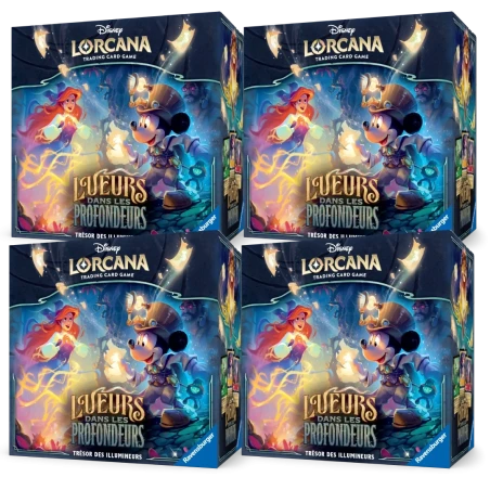 [PACK] Case de 4 Troves -  Lueurs dans les Profondeurs - Set 10 Lorcana - FR