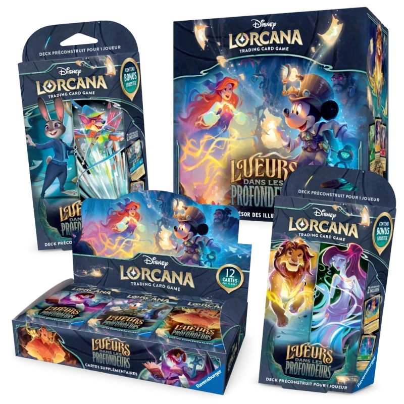 [PACK] Pack des Héros - Lueurs dans les Profondeurs - Set 10 Lorcana - FR