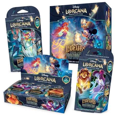 [PACK] Pack des Héros - Lueurs dans les Profondeurs - Set 10 Lorcana - FR