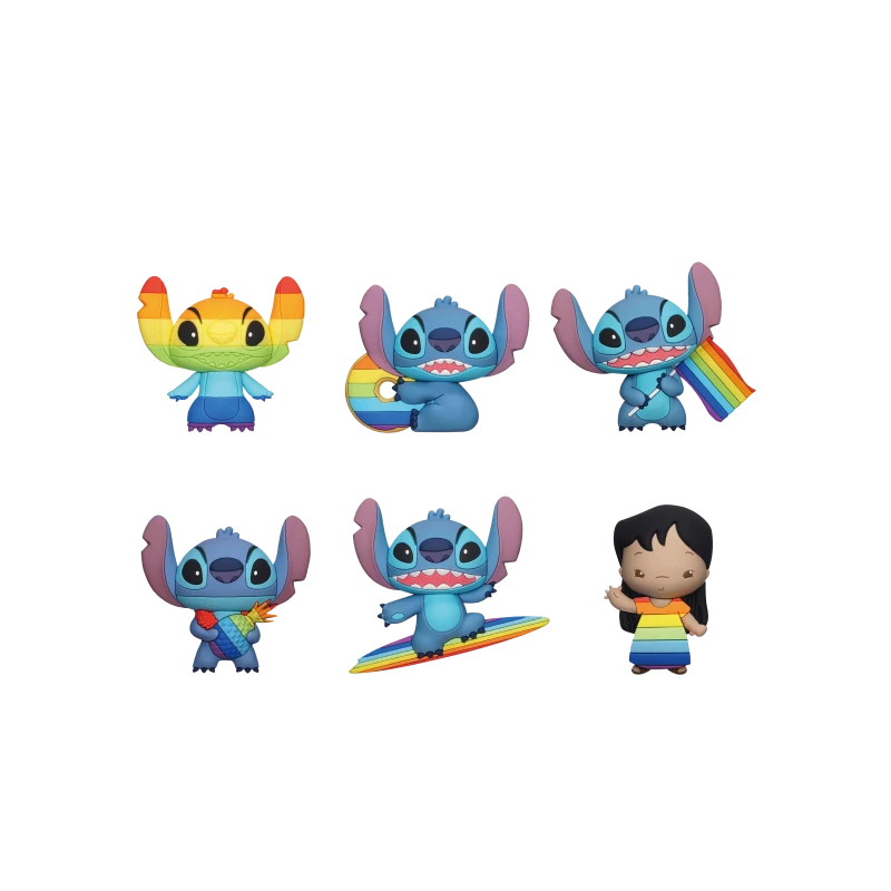 Mystery Box - Magnet Aléatoire - STITCH - Serie 7 (Pride Collection)