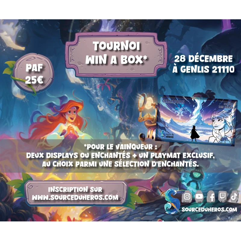 Tournoi - Inscription L'arène des Neiges