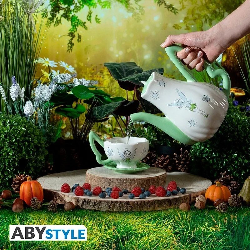 Vaisselle - Peter PAN - Fée Clochette - Théière + Tasse