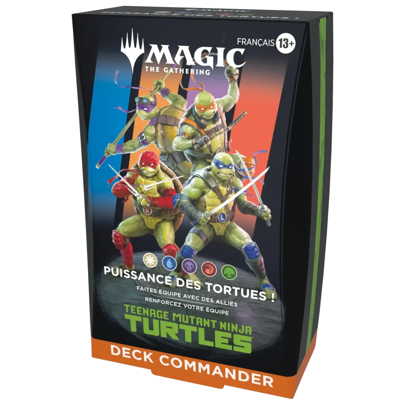 Deck Commander - Tortues Ninja - Magic: The Gathering - FR