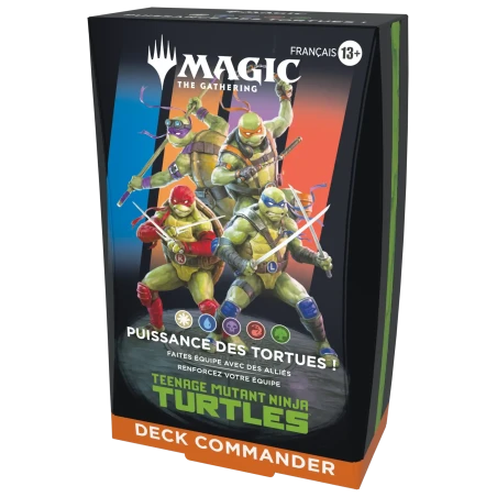 Deck Commander - Tortues Ninja - Magic: The Gathering - FR