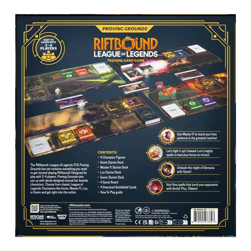 Coffret Premiers Pas Riftbound | Kit débutant TCG League of Legends