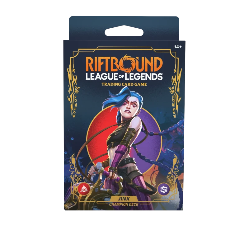 Deck Jinx Riftbound 56 cartes + booster | TCG League of Legends